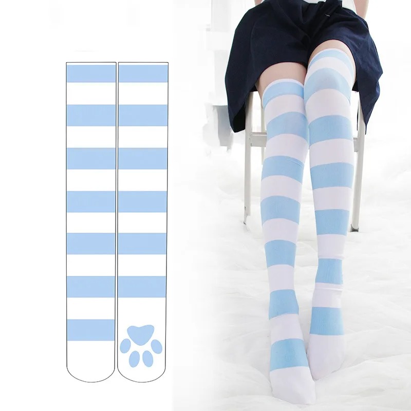 Lolita Over Knee Socks Pink St - Velvet Ribbon Roll review and price