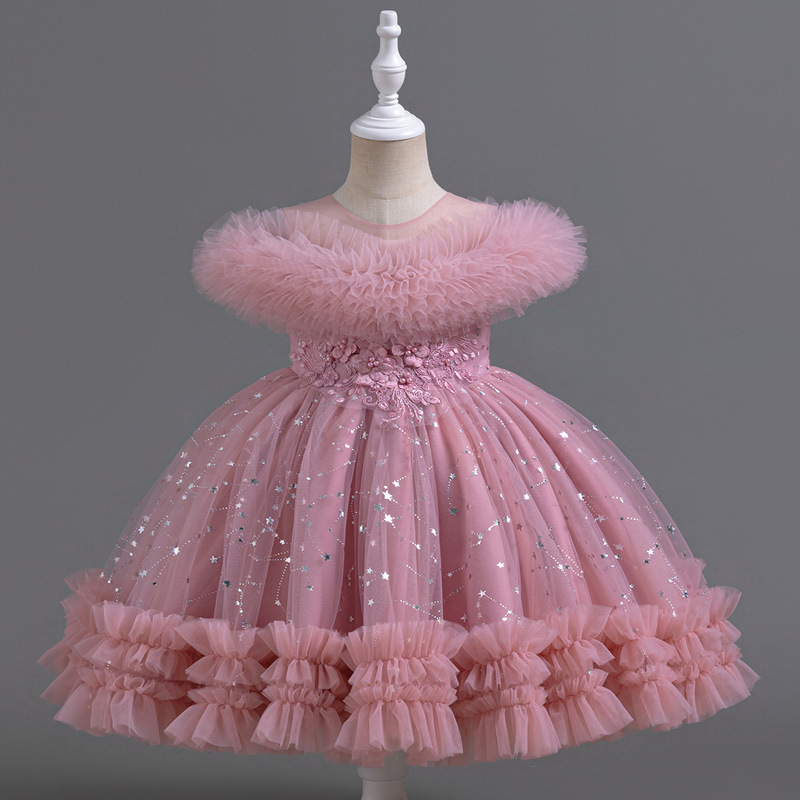 Fashion Princess Dress for Gir - Lace Ribbon Trim review and price