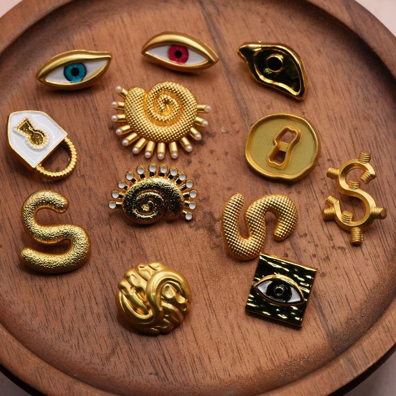 Vintage Metal Button Heart Sha - Craft Embellishments review and price