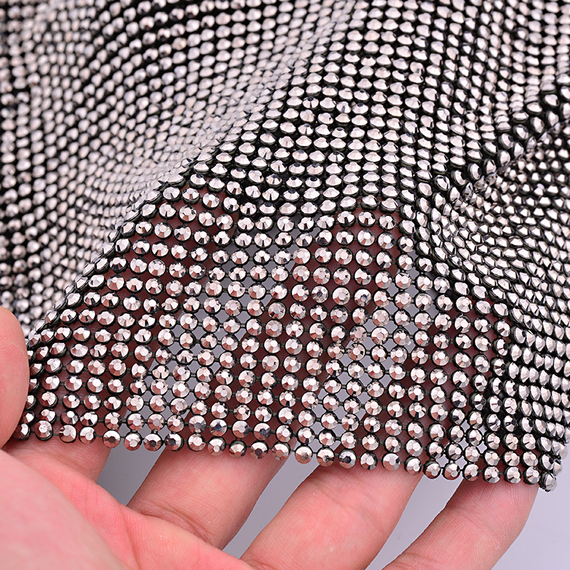 JUNAO 45*120cm Black Gold Crys - Hotfix Rhinestone Sheet review and price