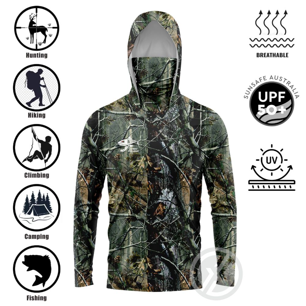 UPF50+ Hooded Fishing Shirt Bu - Embellish Knit review and price