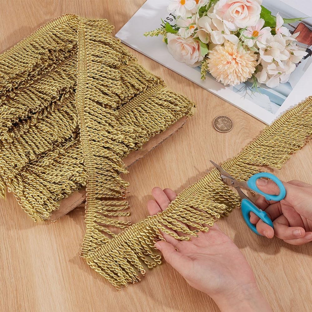 12 Yardsx2.2Inch Fringe Trim C - Tassel Fringe Trim review and price