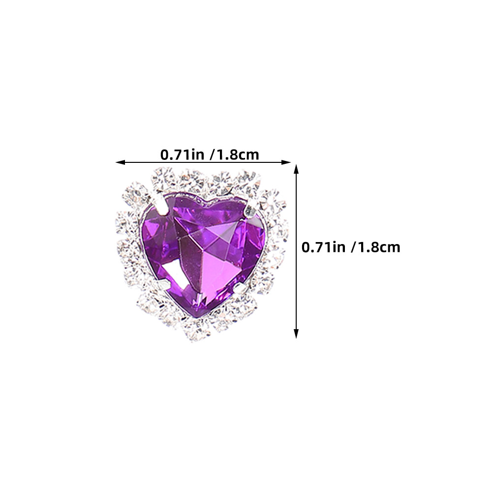 30Pcs Heart Rhinestones Sew-on - Sew On Rhinestone review and price