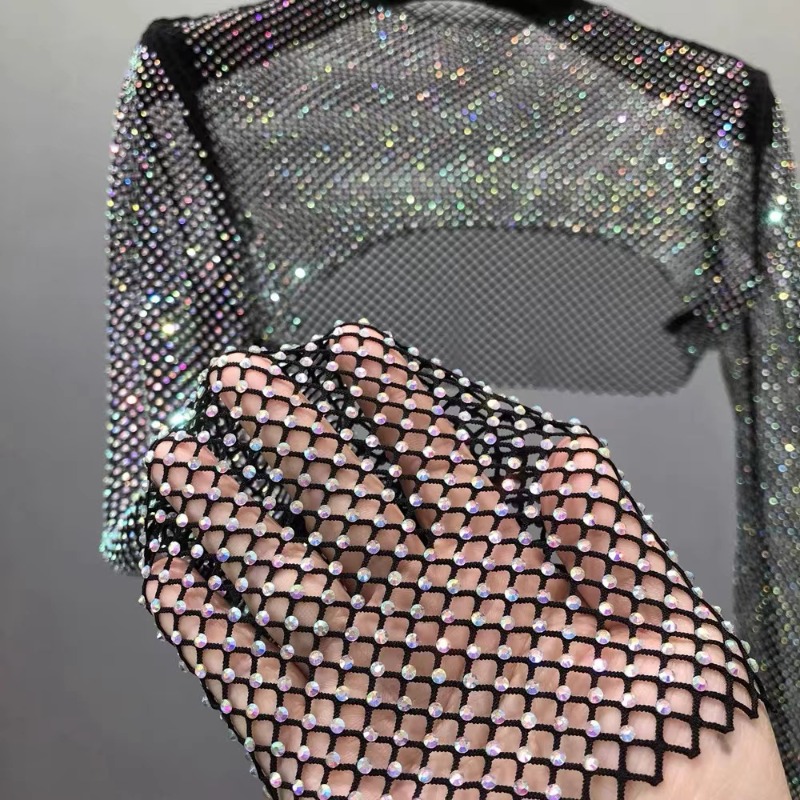 50x120cm Sewing Rhinestones Me - Crystal Mesh Fabric review and price