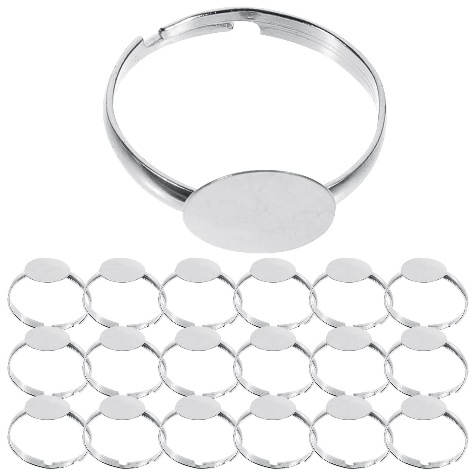 100Pcs Alloy Ring Blanks for D - Craft Embellishments review and price