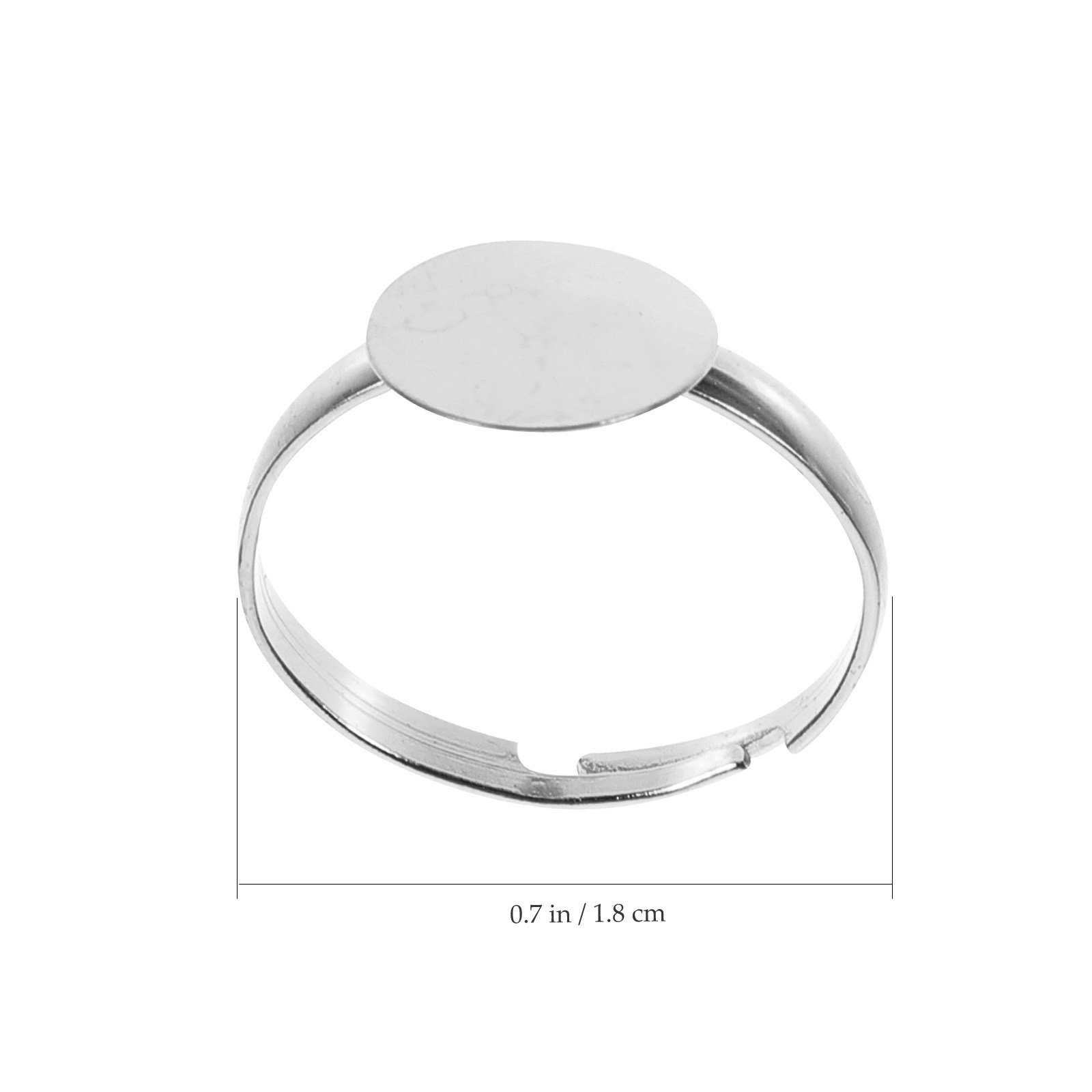 100Pcs Alloy Ring Blanks for D - Craft Embellishments review and price