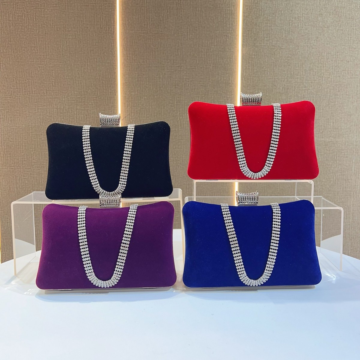 2025 Velvet Banquet Bag Women’ - Tassel Fringe Trim review and price