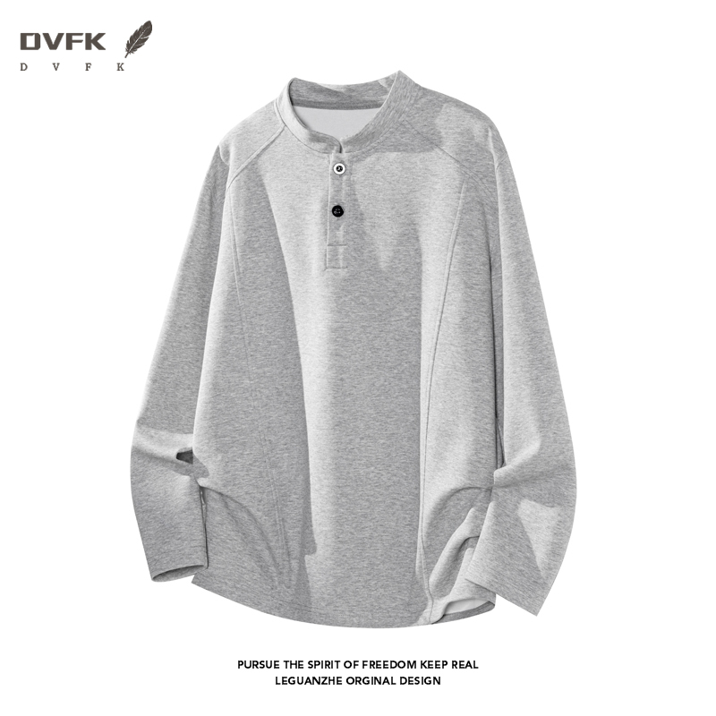 Men Raglan Sleeve Henley Long  - Embellish Knit review and price