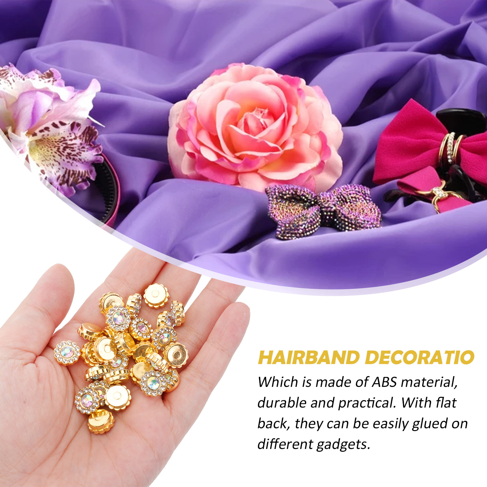 50pcs Pearl Flower Disc Access - Embellishment Glue Craft review and price