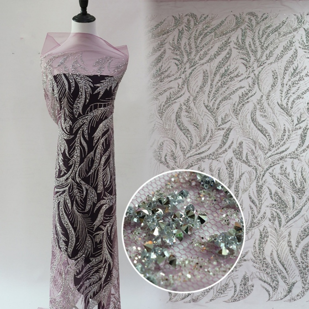 10 Hot Stamping Powder Pattern - Crystal Mesh Fabric review and price