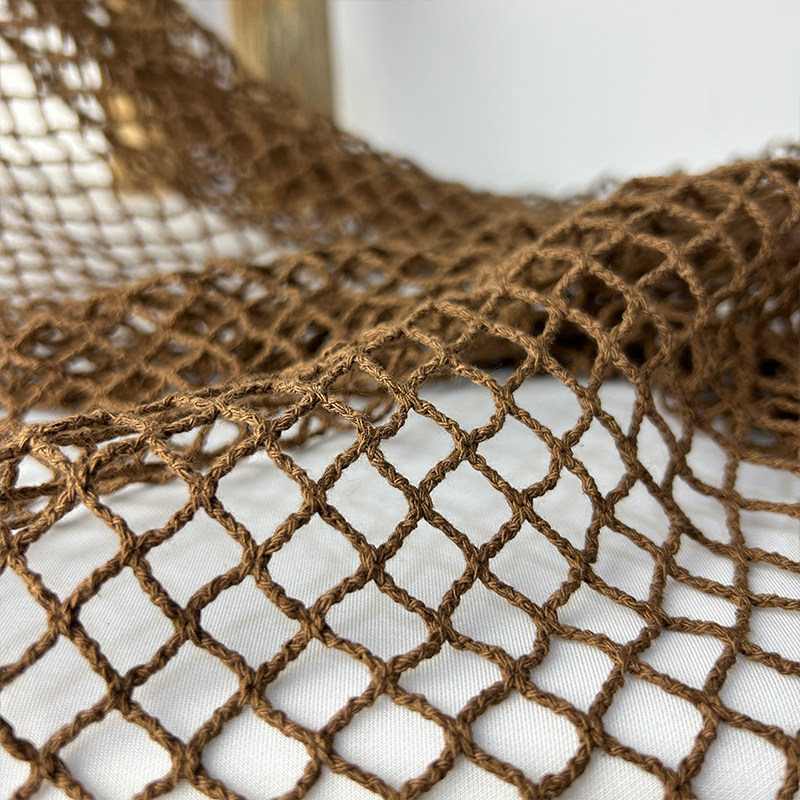 Cotton Linen Fish Net Fabric L - Crystal Mesh Fabric review and price