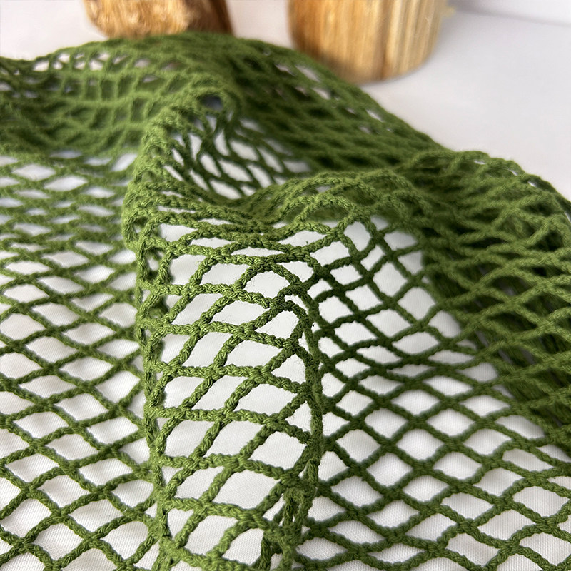 Cotton Linen Fish Net Fabric L - Crystal Mesh Fabric review and price